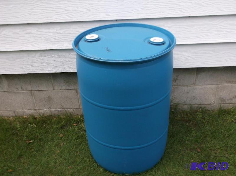 lot 23 image: Food grade 55 gallon barrel....