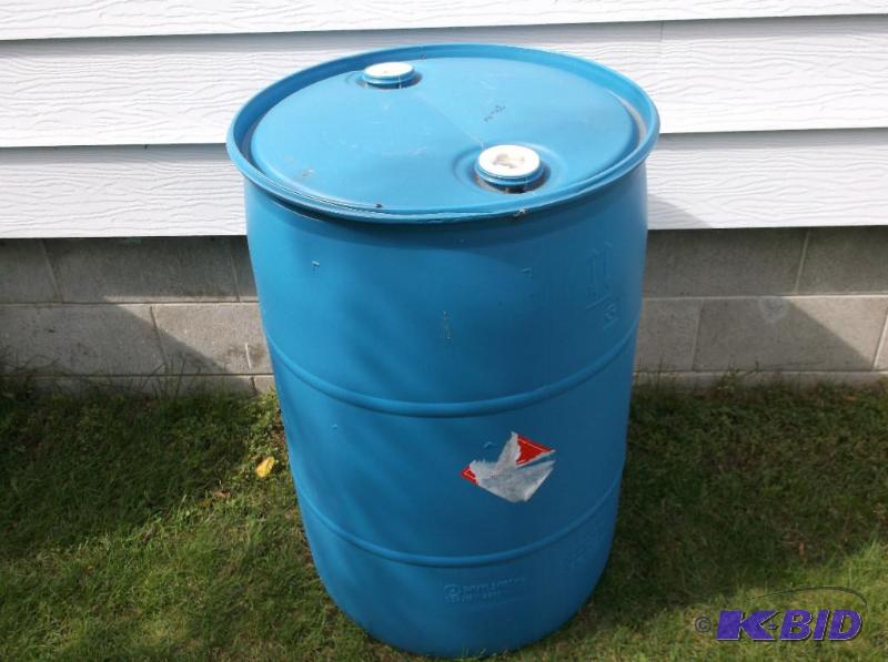lot 25 image: Food grade 55 gallon barrel....