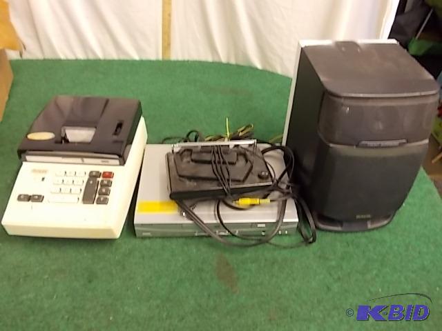 Box Lot - Old Sears Adding Machine, Antenna, ...