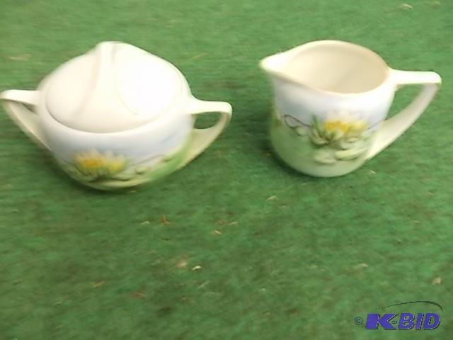 Rosenthal Water Lily Cream &amp Sugar Set...