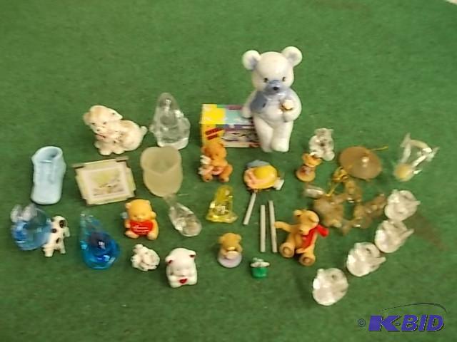 Box Lot - Signed Blue Bird Of Happiness, Glas...
