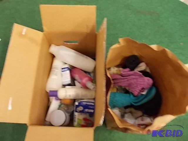 Box Lot - Toiletries, Ladies Socks, Glucose T...