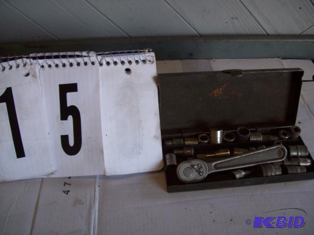 14&quot Socket Set in Metal Box...