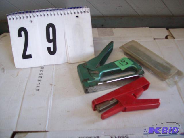 Pair of Hand Staplers...