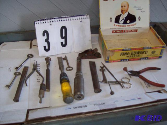 King Edward Cigar Box With Chisels, Skeleton ...