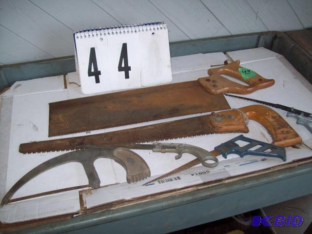 6 Various Saws...