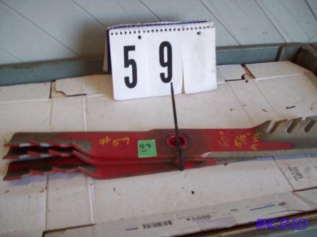 3 Blades for 60&quot Exmark Mower , Mulching...