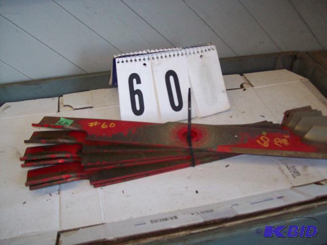 6 Blades for 60&quot Exmark Mower ,&nbsp 15...