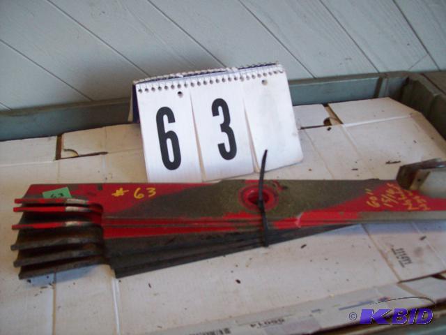 6 Blades for 60&quot Exmark Mower , High Lif...
