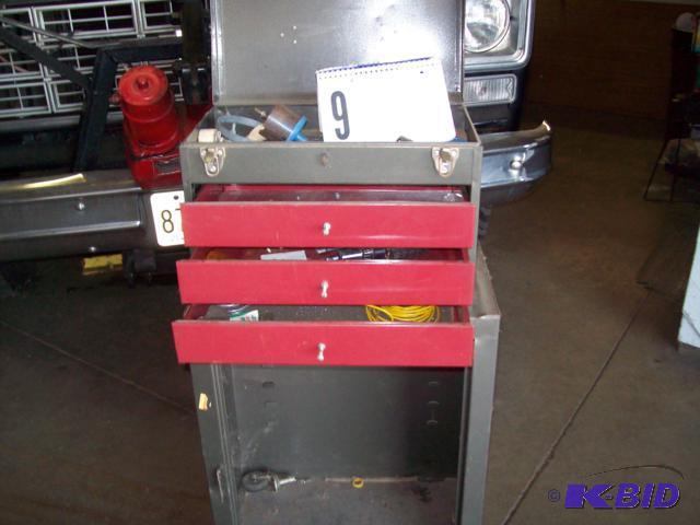 3 Drawer Tool Box With Misc. Tools and Bottom Roller Cabinet