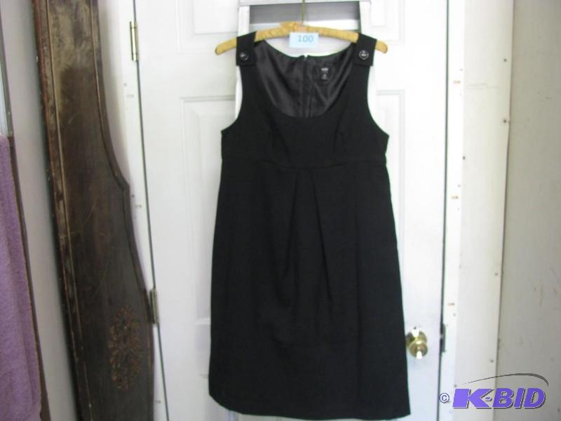 lot 100 image: black sleeveless dress size s made in Vietnam...