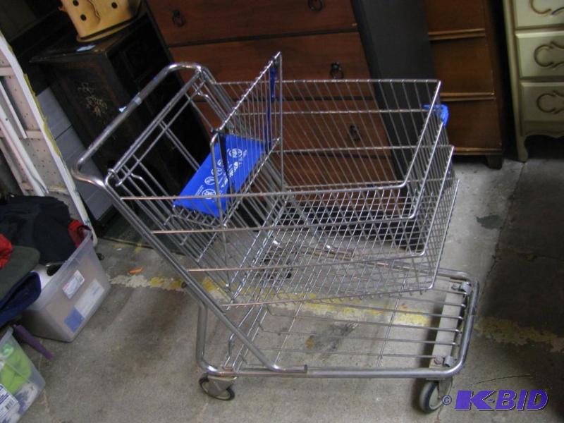 lot 18 image: mid size grocery cart. Walgreens size...