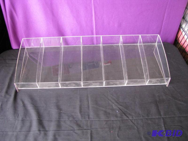 lot 60 image: Lucite acrylic display bin to arrange smaller...