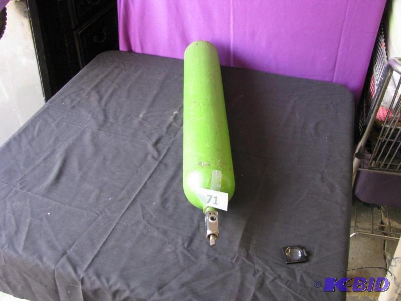 lot 71 image: oxygen cylinder...
