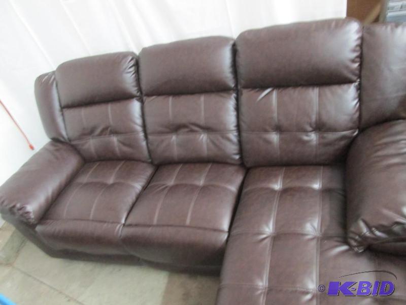 Reclining Sofa - Dark Brown