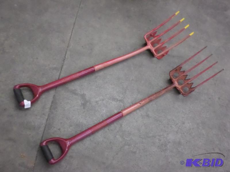 lot 101 image: (2) Shingle Tear-Off Forks...