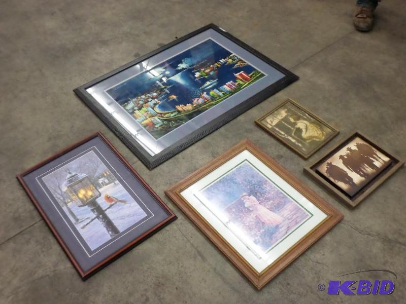 lot 20 image: Large Lot Of Various Framed Pictures...