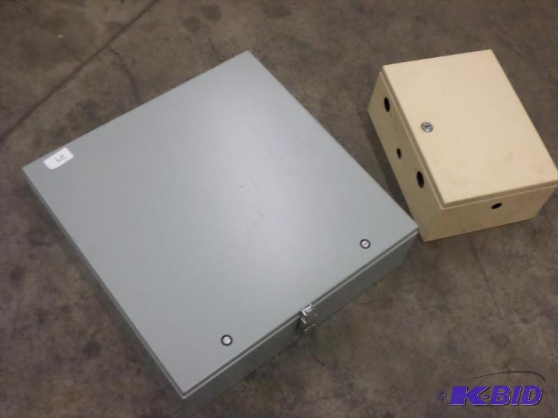 lot 29 image: (2) Steel Electrical Enclosures...