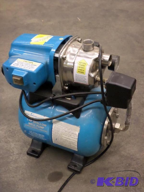 lot 30 image: 120Volt 1HP Shallow Well Pump...