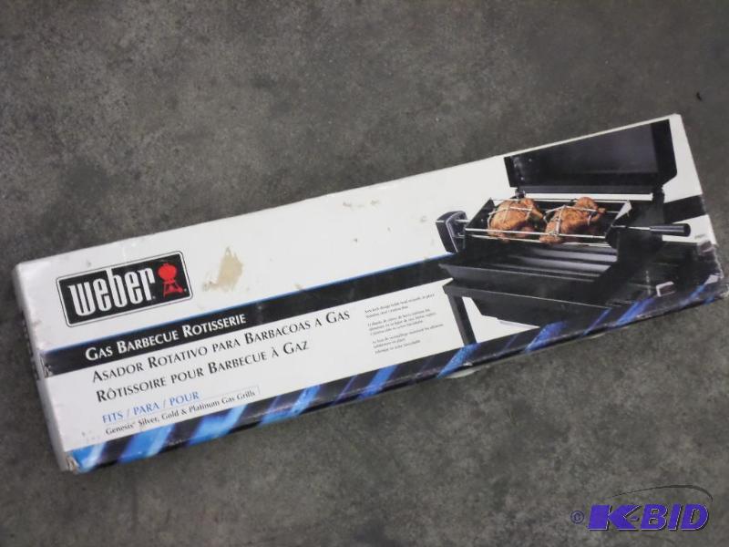 lot 39 image: Weber 98921 Gas Barbeque Rotisserie...