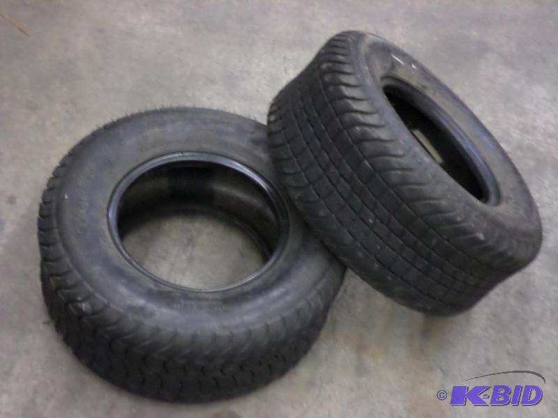 lot 49 image: (2) Like New 2056510 Trailer Tires...