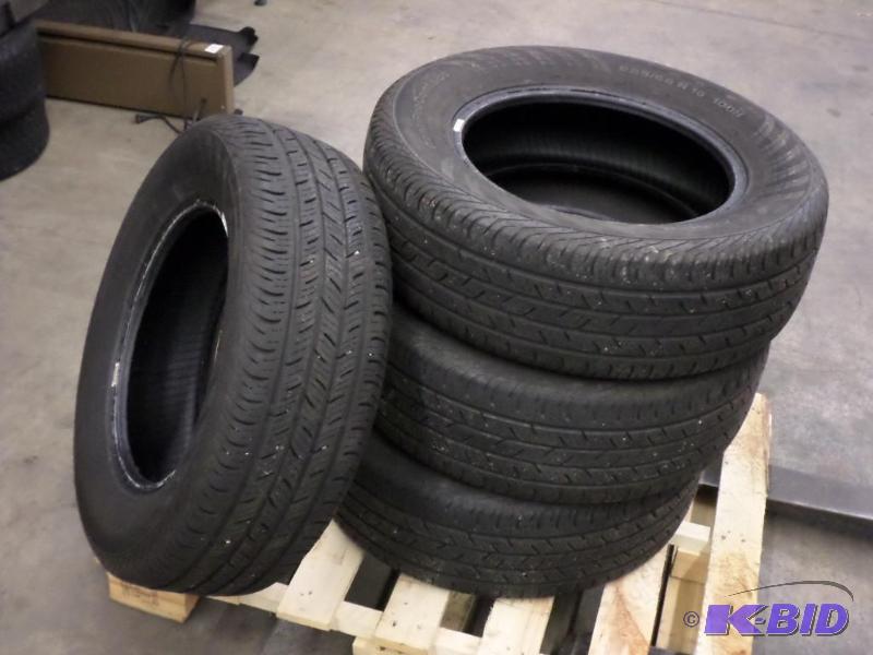 lot 50 image: (4) Used Continental 2256516 Tires...