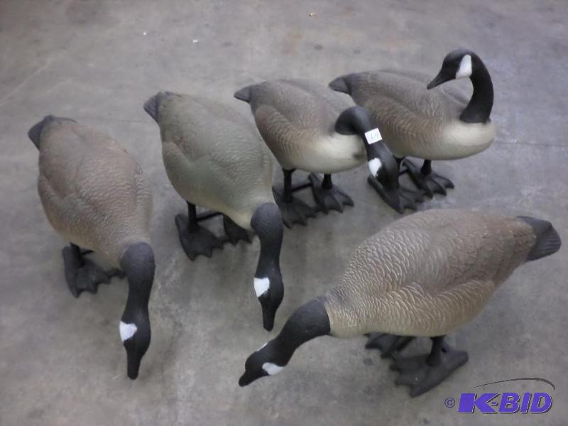 lot 64 image: (5) Big Foot Goose Decoys...