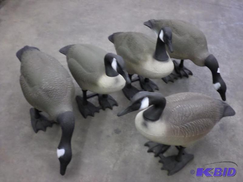lot 65 image: (5) Big Foot Goose Decoys...
