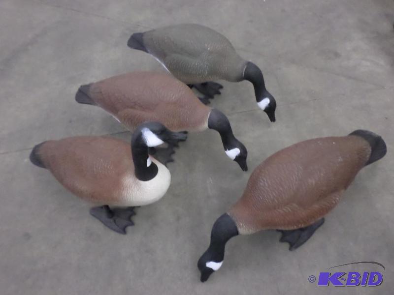 lot 66 image: (4) Big Foot Goose Decoys...