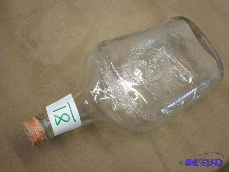 lot 81 image: Theodore Roosevelt Antique Glass Bottle...