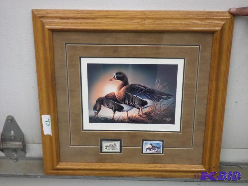 lot 95 image: Terry Redlin #9044385 Framed Art Piece...
