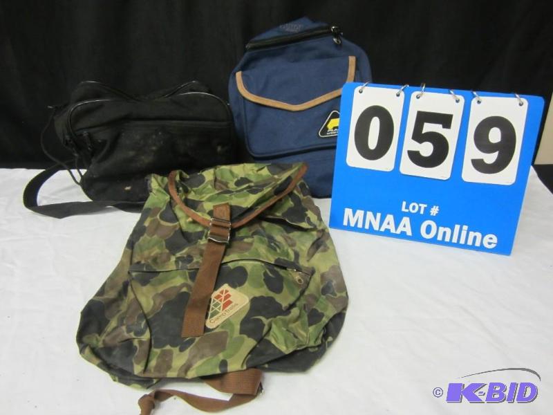 lot 00059 image: Lot of 3 Ammo Packs Hunting Camping