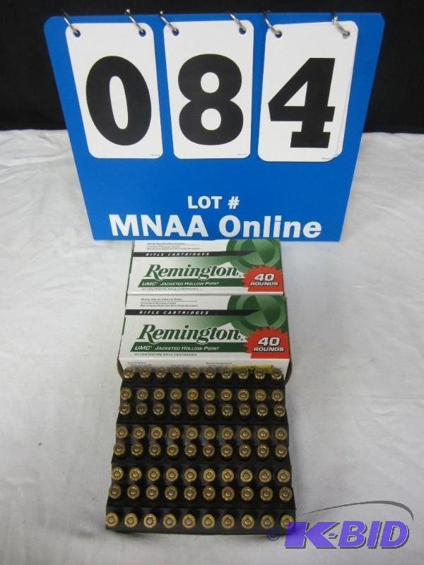lot 00084 image: 2 Full Boxes of 223 Remington Hollow Point Rifle Ammo