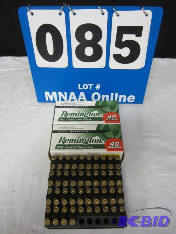 lot 00085 image: 2 Boxes of 243 Remington Hollow Point Rifle Ammo
