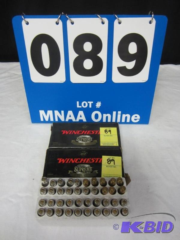 lot 00089 image: Lot of 2 Boxes 223 Remington Winchester Silvertip