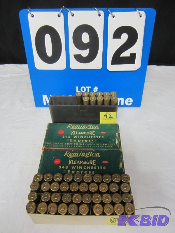 lot 00092 image: Lot of Remington 343 Winchester Ammo