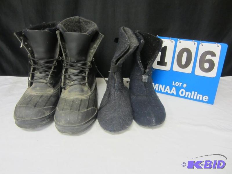 lot 106 image: Rocky LaCrosse Hunting Boots Size 12 Mens