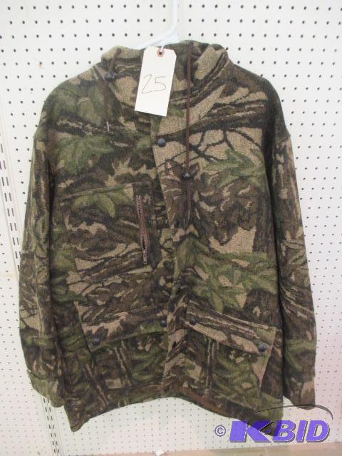 Cabelas wool camo discount jacket