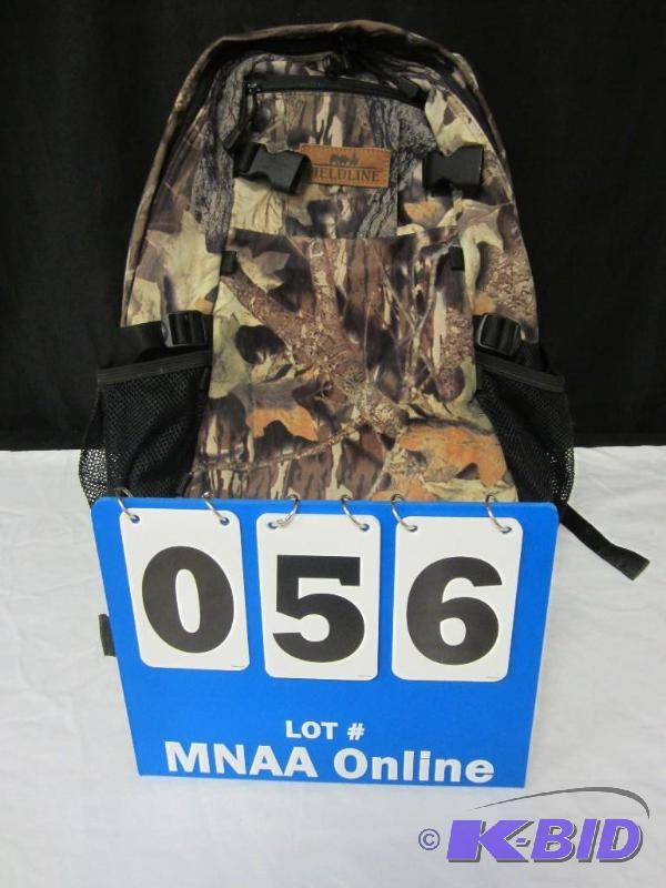 lot 56 image: Fieldline Camouflage Backpack Odor Eliminating Tech Hunting