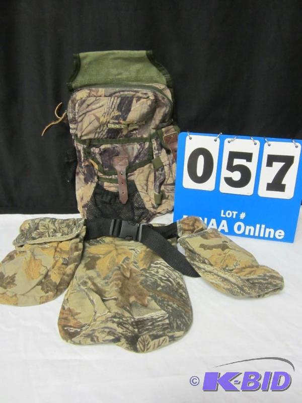 lot 57 image: Myles Keller Buckman Hunting Pack Camouflage