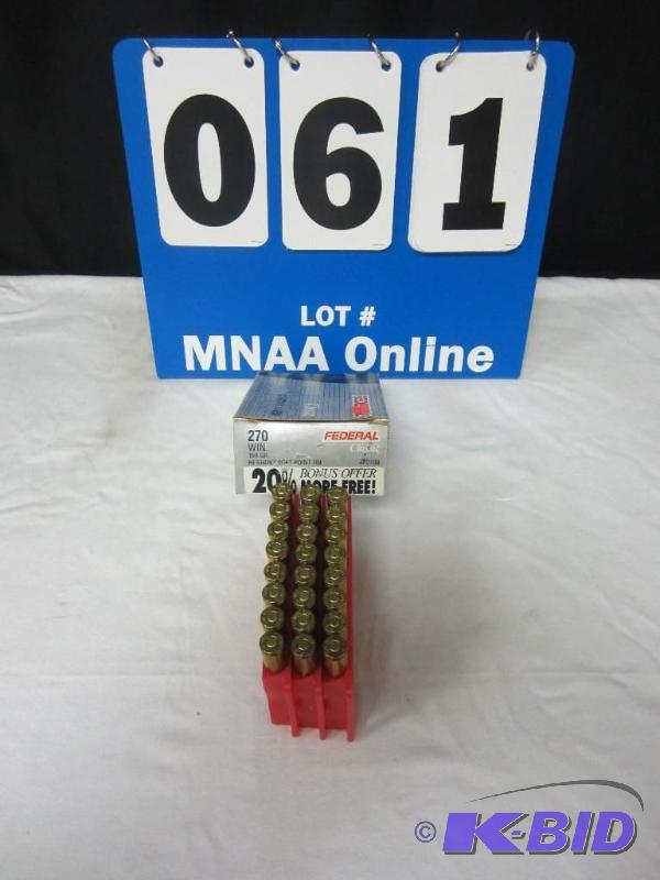 lot 61 image: Federal 270 Winchester