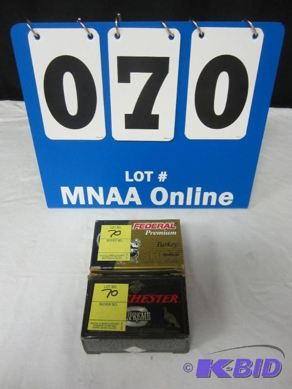 lot 70 image: 2 Boxes of 12 Gauge Magnum Turkey Loads