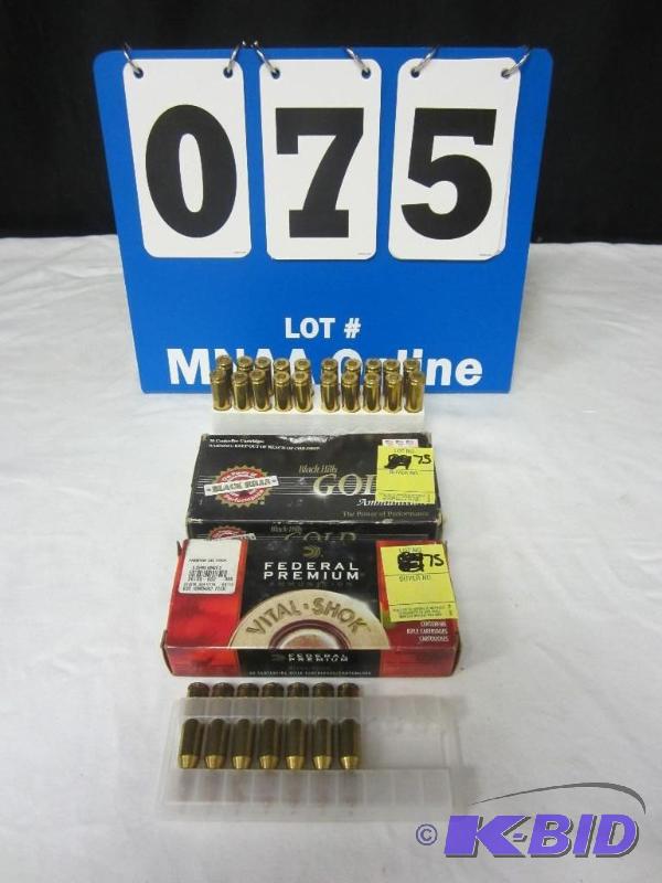 lot 75 image: Federal Premium and Black Hills Gold .243 Winchester Ammo