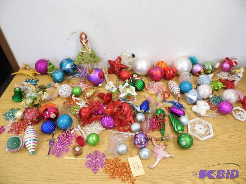 lot 12 image: Christmas Ornaments