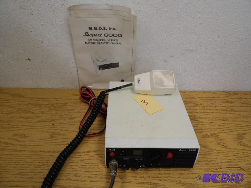 lot 3 image: Seasport 6000 Marine Radio Telephone
