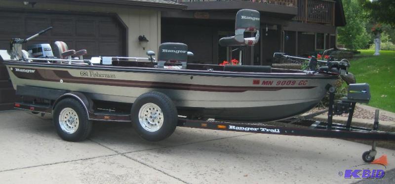 lot 001 image: Ranger 681T with Matching Ranger Trailer (in Show Room Condition)