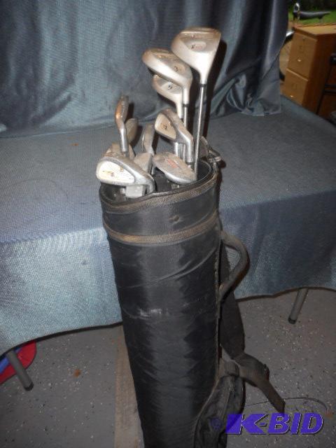 lot 108 image: Golf Bag and Clubs