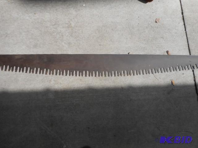 lot 186 image: Vintage Cross Cut Saw