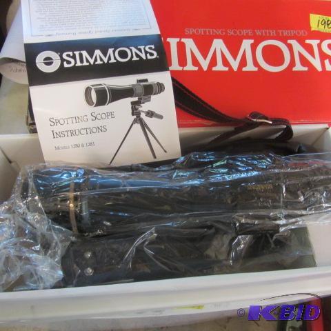 lot 198 image: Simmons Spotting Scope