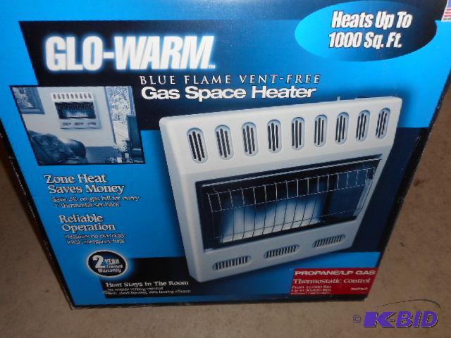 lot 76 image: Gas space heater